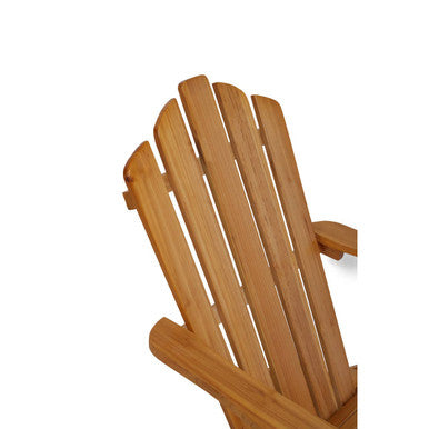 Orsina Beauport Outdoor Chair – Natural Wood Slatted Patio Seating
