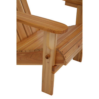 Orsina Beauport Outdoor Chair – Natural Wood Slatted Patio Seating