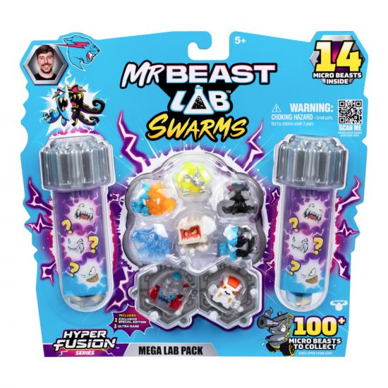 MrBeast Lab Swarms Series 3 Mega Lab – 14-Pack Collectible Figures