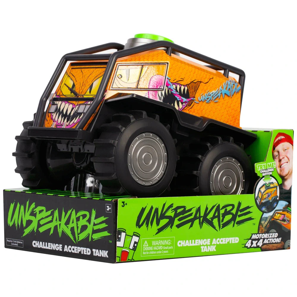 Unspeakable Challenge Accepted Tank Toy - 4WD Adventure Vehicle by Snaps