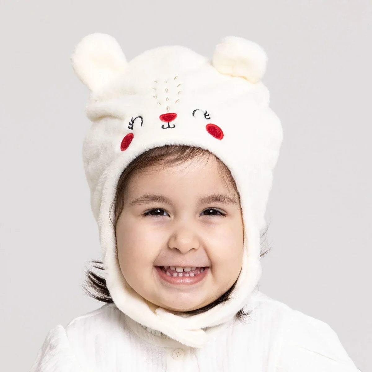 Luess Girl Beanie - Ecru