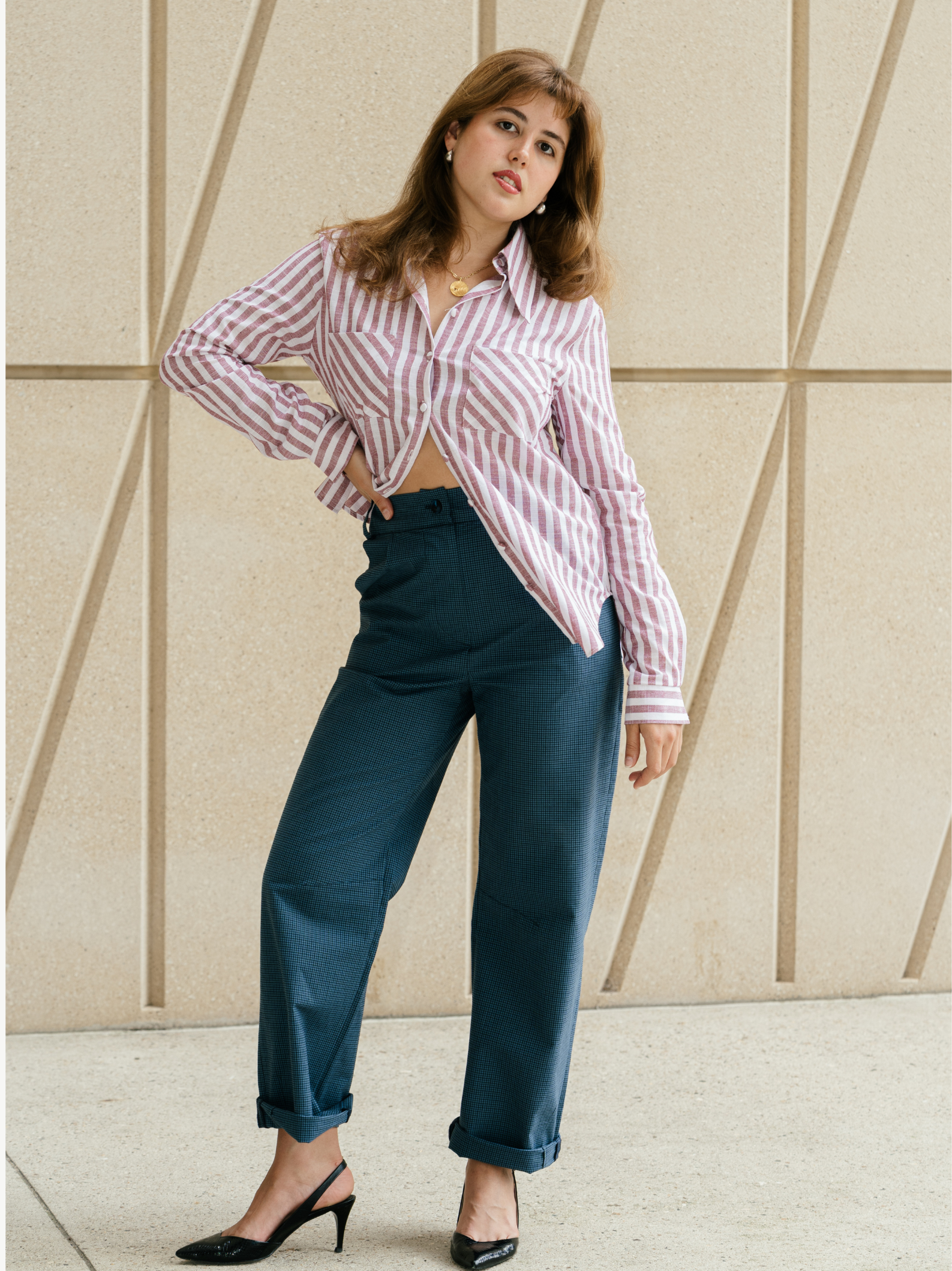 No More Nobody René Linen Shirt – Tailored Long Sleeve Button-Down