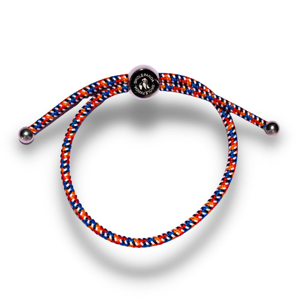 Swole Panda Varicoloured Zigzag Recycled Rope Bracelet – Unisex