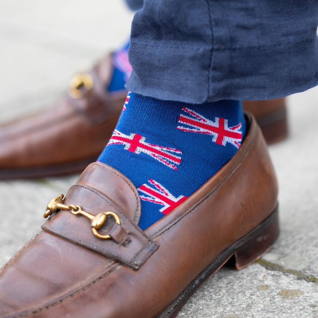 Swole Panda Union Jack Bamboo Socks – Breathable Sustainable Footwear