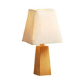 Orsina Elion Tapered Table Lamp – Wooden Base Modern Ambient Lighting