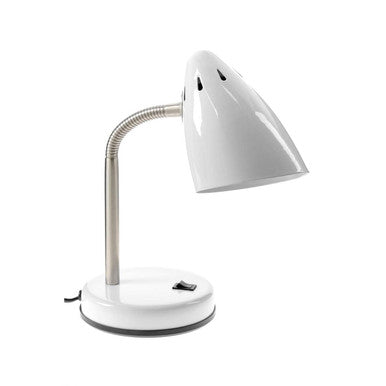 Orsina Flexi White Gloss Desk Lamp – Modern Adjustable Task Lighting