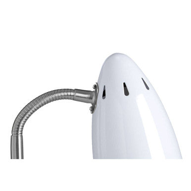 Orsina Flexi White Gloss Desk Lamp – Modern Adjustable Task Lighting