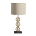 Orsina Mistro Cream Suede Effect Table Lamp – Modern Ambient Lighting