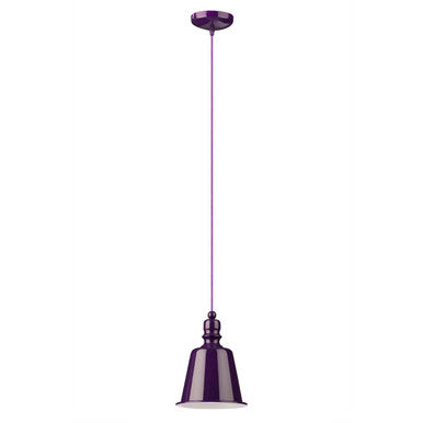Orsina Purple Pagoda Pendant Light – Modern Ceiling Dining Lighting