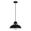 Orsina Jasper Black and Chrome Pendant Light | Modern Ceiling Lighting