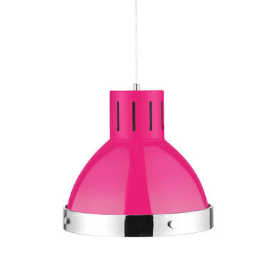 Orsina Jasper Pink and Chrome Bell Pendant Light – Modern Kitchen Lighting