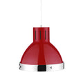 Orsina Jasper Red and Chrome Pendant Light – Modern Kitchen Lighting