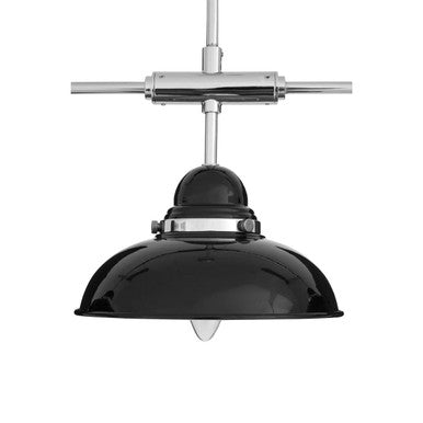 Orsina Jasper 3-Light Pendant Light – Black and Chrome Modern Ceiling