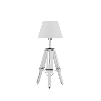 Orsina Jasper White Tripod Table Lamp – Modern Sculptural Feature Light