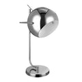 Orsina Osborn Chrome Table Lamp with White Inner Shade – Modern Bedside