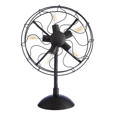 Orsina Trissoni Vintage Fan Shape Table Lamp – Retro Accent Lighting