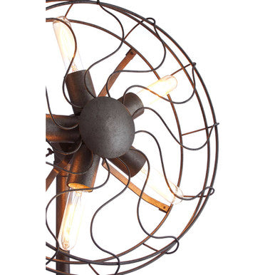 Orsina Trissoni Vintage Fan Shape Table Lamp – Retro Accent Lighting