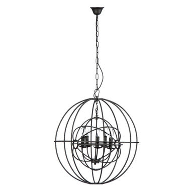 Orsina Orbital 5 Arm Round Pendant Light – Modern Statement Ceiling Lamp