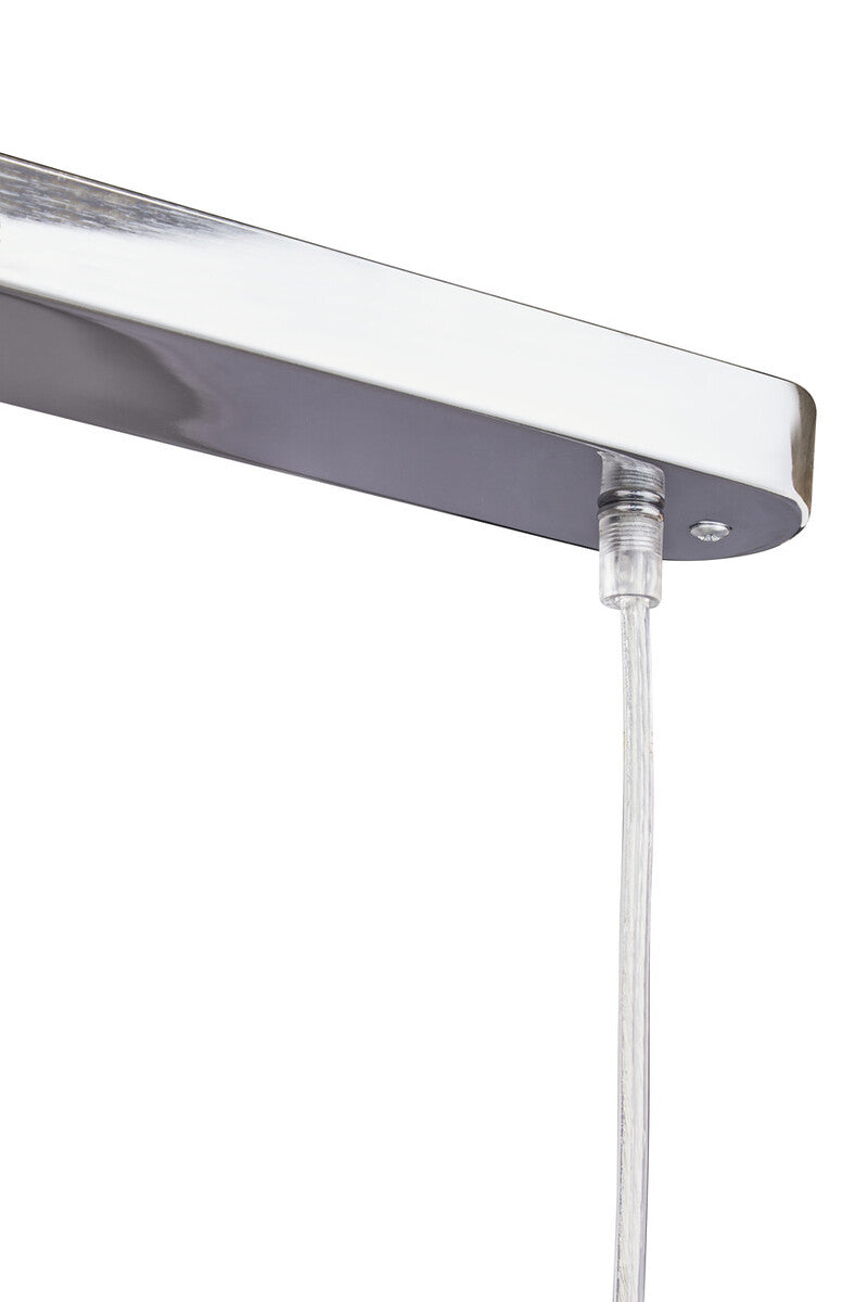 Orsina Vermont 3-Shutter Pendant Light – Grey and Chrome Finish