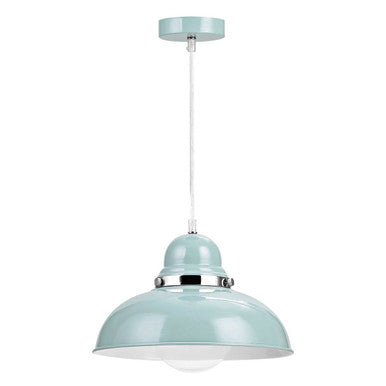 Orsina Vermont Blue Bowl Pendant Light – Modern Kitchen Ceiling Lamp