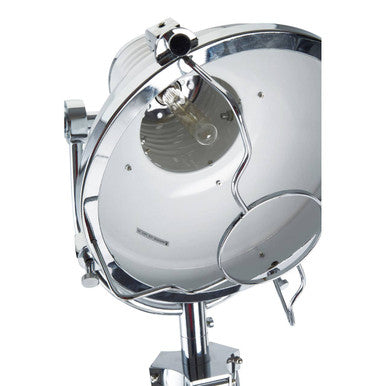 Orsina Industrial Tripod Floor Lamp – Modern White Metal Lighting