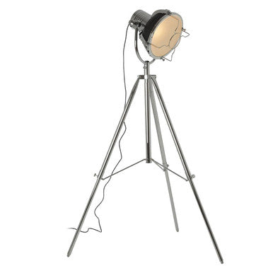 Orsina Industrial Revolution Matt Black Floor Lamp – Modern Lighting