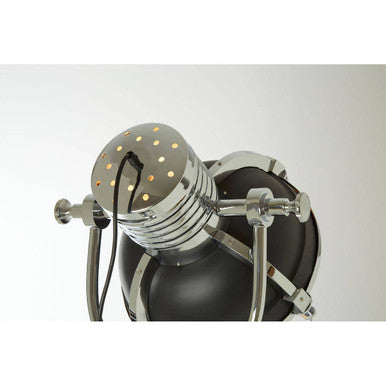 Orsina Industrial Revolution Matt Black Floor Lamp – Modern Lighting