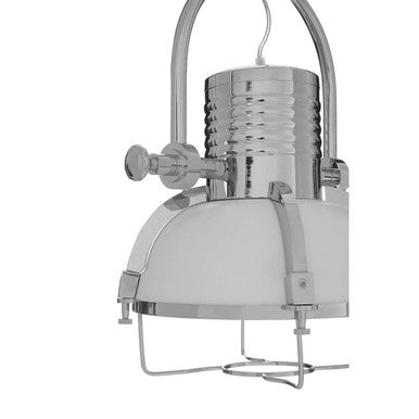 Orsina Industrial Revolution Chrome Pendant Light | Metal Ceiling Light