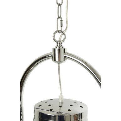 Orsina Industrial Revolution Black Metal Pendant Light for Kitchens