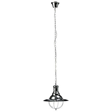 Orsina Industrial Chrome and Glass Pendant Light – Modern Kitchen Island