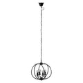 Orsina Aspen Matt Black Iron Pendant Light – Industrial Ceiling Light