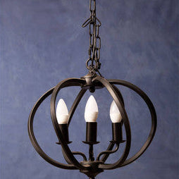 Orsina Aspen Matt Black Iron Pendant Light – Industrial Ceiling Light