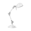 Orsina Ivanna Library White Adjustable Desk Lamp | Modern Task Light