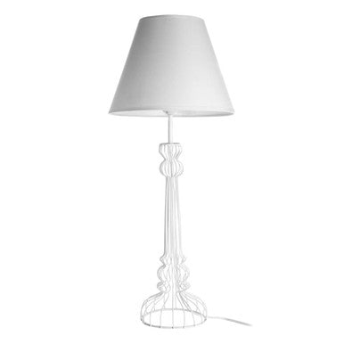 Orsina Chicago White Table Lamp – Modern Minimalist Bedside Lighting