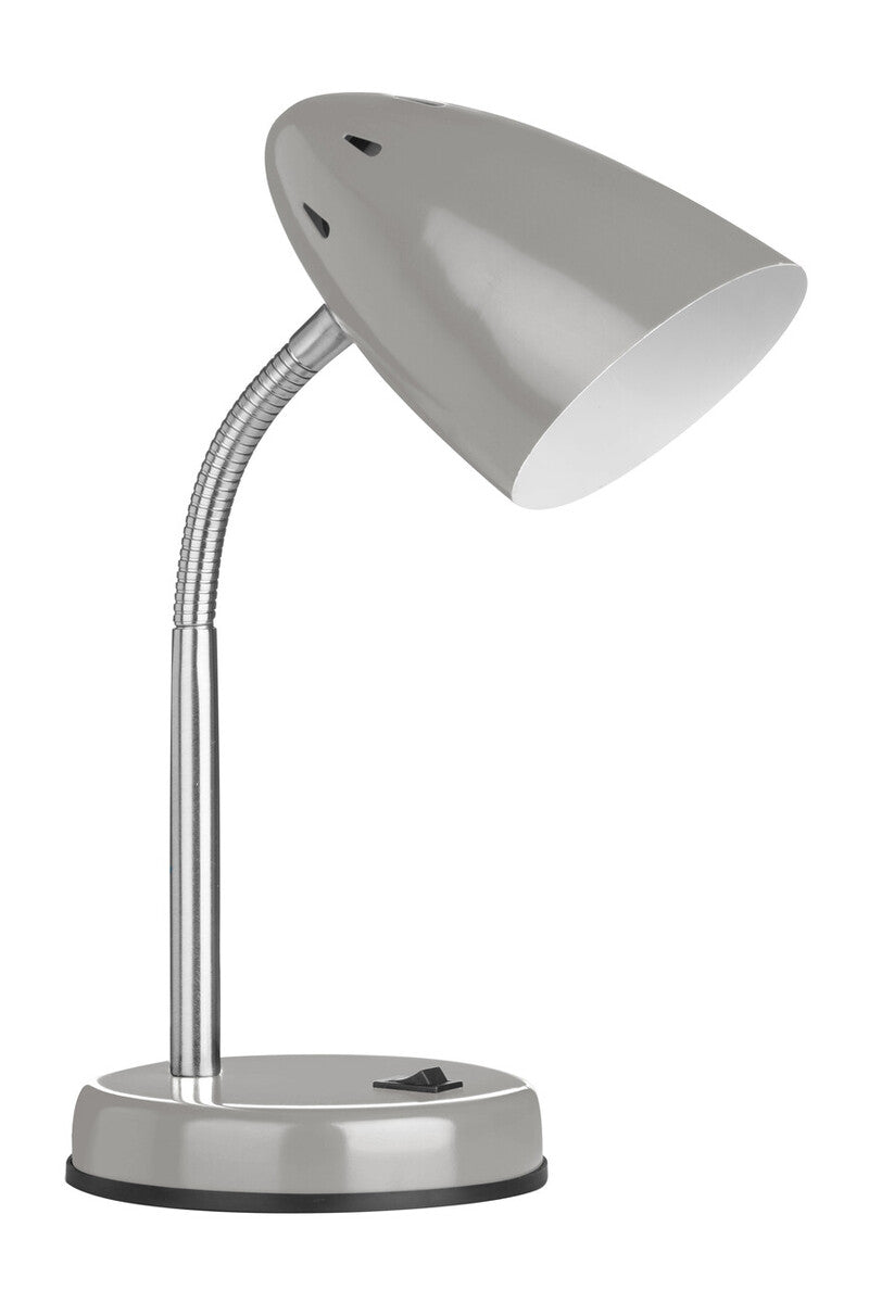 Orsina Flexi Grey Desk Lamp – Adjustable Modern Task Light for Study