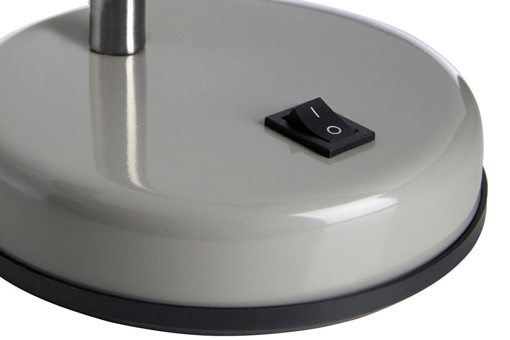 Orsina Flexi Grey Desk Lamp – Adjustable Modern Task Light for Study