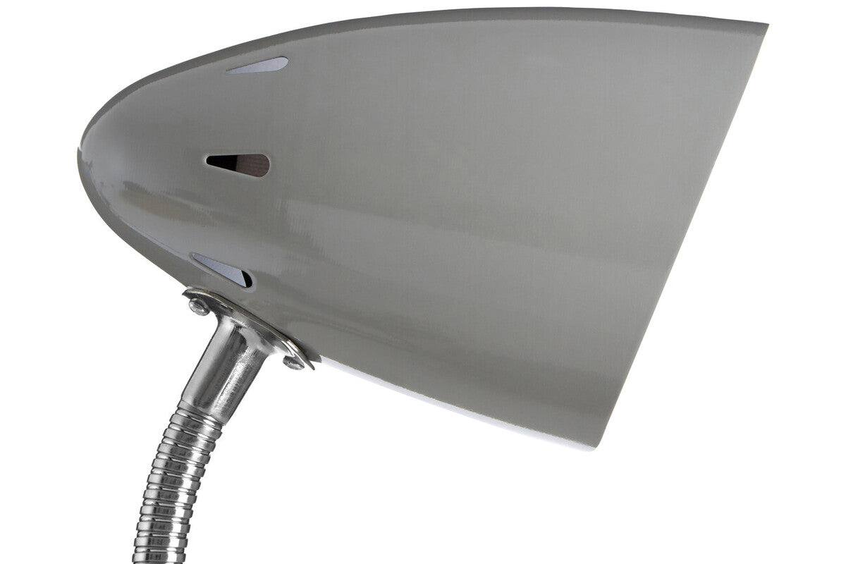 Orsina Flexi Grey Desk Lamp – Adjustable Modern Task Light for Study