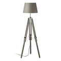 Orsina Jasper Floor Lamp – Modern Silver and Grey Standing Light