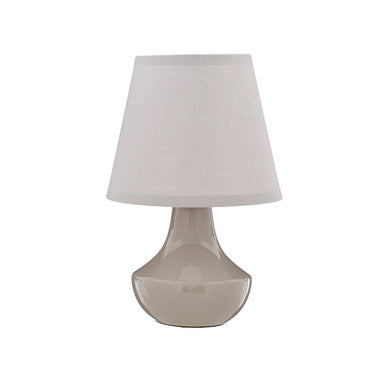 Orsina Globo Grey Ceramic Table Lamps – Set of 2 Modern Lamps