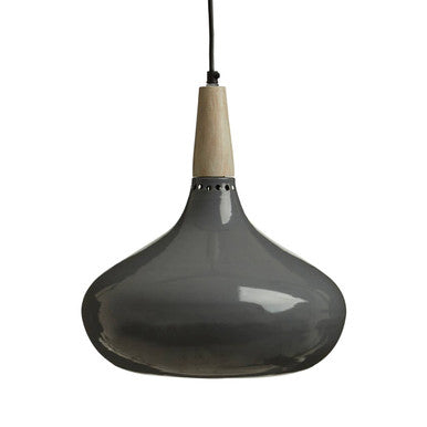 Orsina Stockholm Grey Pendant Light – Scandinavian Steel Task Lighting