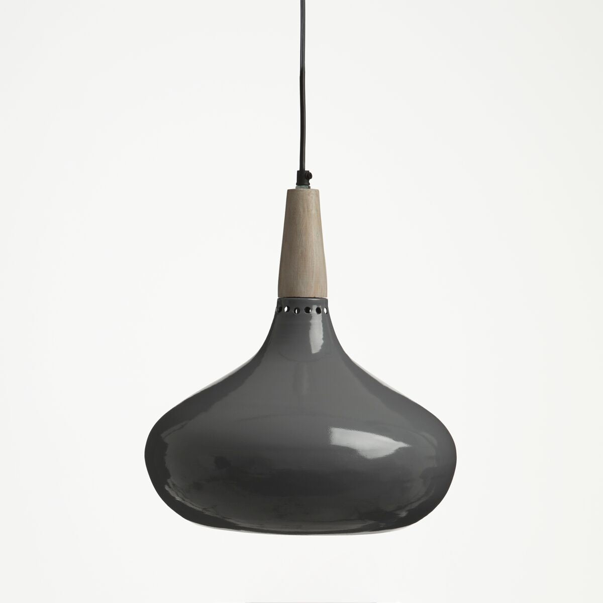 Orsina Stockholm Grey Pendant Light – Scandinavian Steel Task Lighting