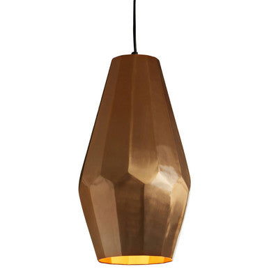 Orsina Stockholm Large Copper Pendant Light – Aluminium Finish