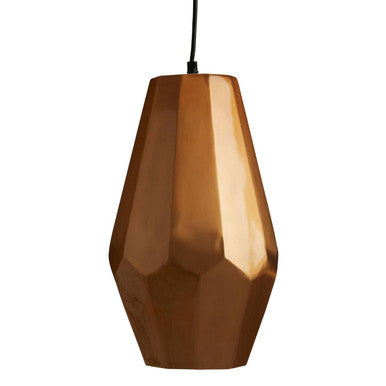 Orsina Stockholm Large Copper Pendant Light – Aluminium Finish