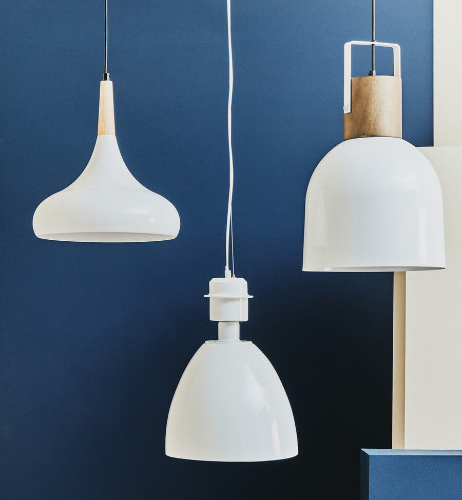 Orsina Stockholm White Pendant Light – Modern Scandinavian Metal Lamp