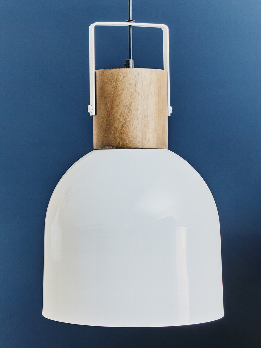 Orsina Stockholm White Pendant Light – Modern Scandinavian Metal Lamp