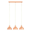 Orsina Jasper 3-Light Kitchen Island Pendant - Copper Finish