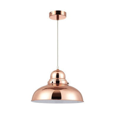 Orsina Jasper Bell Pendant Light – Copper Finish Modern Kitchen Lighting