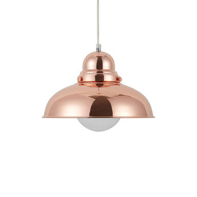 Orsina Jasper Bell Pendant Light – Copper Finish Modern Kitchen Lighting