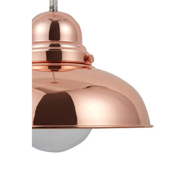 Orsina Jasper Bell Pendant Light – Copper Finish Modern Kitchen Lighting