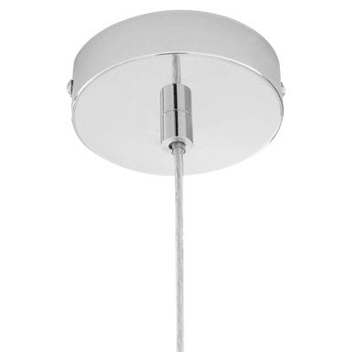 Orsina Jasper Bowl Pendant Light – Chrome Finish Modern Ceiling Fixture